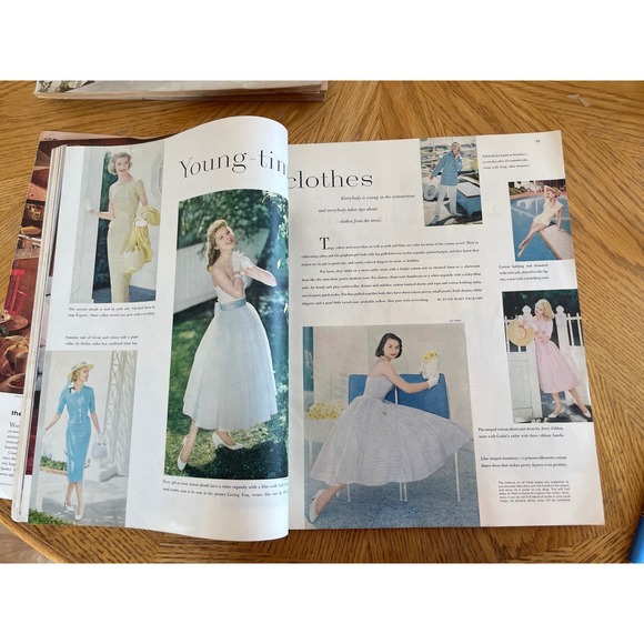 Ladies Home Journal June 1957 Vintage Magazine Wedding Cover Bing Crosby Fashion - Picture 8 of 16